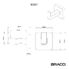 Gancho Simples Essence Cromado