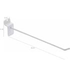 Gancho Suporte Branco Para Painel Canaletado 200mm Schmitt