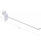 Gancho Suporte Branco Para Painel Canaletado 200mm Schmitt