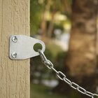 Gancho Suporte De Corrente Para Estacionamento - Reto Olhal