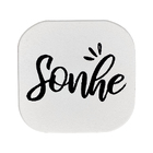 Gancho Suporte Decorativo De Madeira Sonhe Branco 6x6x5 Cm -