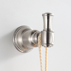 Gancho Suporte Toalha Cabide Banheiro Parede Escovado Luxo