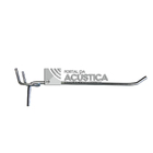 Gancho Zincado Para Chapa Perfurada - 15cm