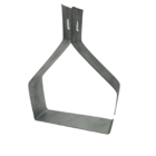 Gancho horizontal eletrocalha 100x50mm aço Zincado seb Brasil