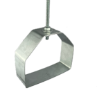 Gancho vertical eletrocalha 200x100mm pré zincado seb brasil