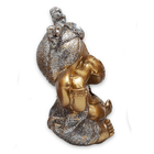 Ganesha Da Sabedoria Enfeite Ganesha Não Ouço Gold 8 Cm