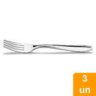 Garfo De Mesa Brinox Lyon, Aço Inox, 3 Peças