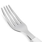 Garfo De Mesa Pop Color Branco Cabo Plástico 12 Peças Gourmet