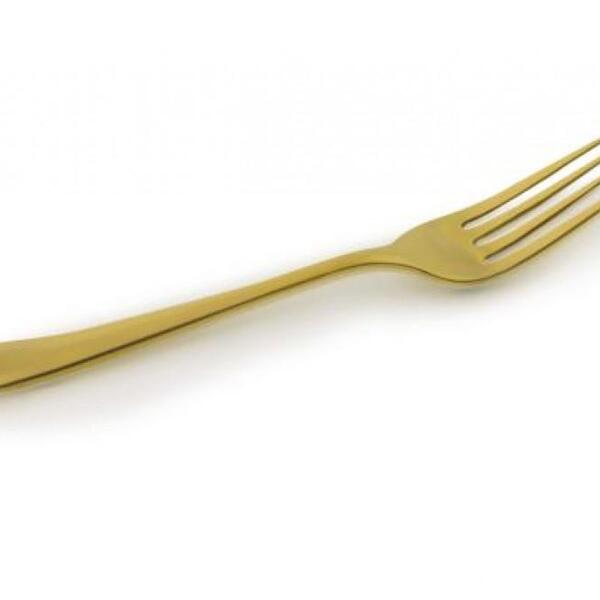 Garfo De Sobremesa Dourada Valentina - Mimo Style