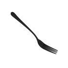 Garfo De Sobremesa Em Aço Inox Gourmet Mix Elite Preta