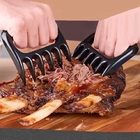 Garfo Desfiador Churrasco Com Garra De Urso P- Carne E Frango