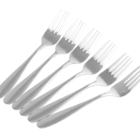 Garfo Mesa Inox Kit 6 Peças