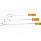 Garfo Para Churrasco Com Cabo De Madeira 35 Cm