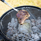 Garfo para Churrasco Plástico e Inox Naterial