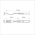 Garfo Para Sobremesa Inox Mogno 17cm Tramontina
