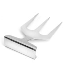 Garfo Tridente Para Churrasco - Inox