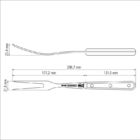 Garfo Trinchante Century Com Lamina Em Aço Inox E Cabo Em Pol