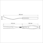 Garfo Trinchante Inox Preto 41 Cm Tramontina