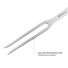 Garfo Trinchante para Churrasco Médio em Aço Inox 32,2cm Naterial