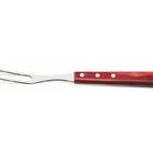 Garfo Trinchante Polywood Vermelho Lamina De Aco Inox E Cabo