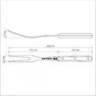Garfo Trinchante Tramontina Century Com Lâmina Em Aço Inox E
