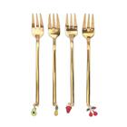 Garfos Pingentes De Fruta Jg C/4 15cm 1015129 Hubme