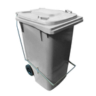 Gari 240L Europeu C 2 Rodas 200Mm C Pedal Cinza