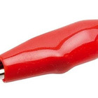 Garra Jacaré 35mm Isolado Preta E Vermelha 10 Pares