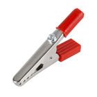 Garra Jacaré para Bateria 5,5Cm Vermelho Multi