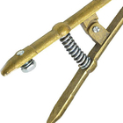 Garra negativa para 500 amperes em bronze - N500 - Carbografi