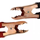 Garra Para Bateria Carga Chupeta 200a 1 Par  ( Preta E Vermel