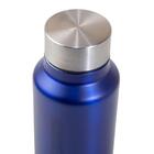 Garrafa Aço Inox Geométrico Azul 750 Ml Gourmet Mix