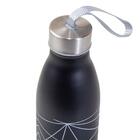 Garrafa Aço Inox No Plastic Preta 750 Ml Gourmet Mix
