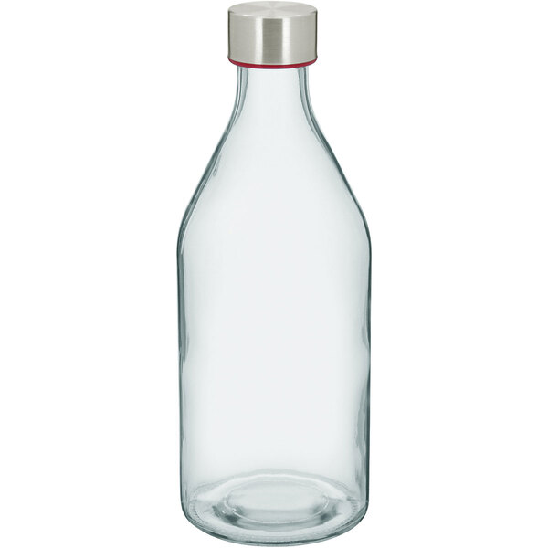 Garrafa Agua Suco Home&co Vidro 1l 25x9x9cm Transparente