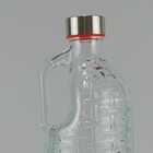 Garrafa Água Suco Leite Com Alça Home&co Tampa Inox Vidro 1l