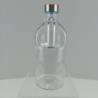 Garrafa Água Suco Leite Com Alça Home&co Tampa Inox Vidro 1l