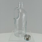 Garrafa Água Suco Leite Com Alça Home&co Tampa Inox Vidro 1l