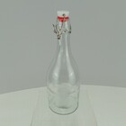 Garrafa Água Suco Leite Home&co Com Trava Na Tampa Vidro 500m