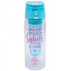 Garrafa Azul Com Infusor Projeto Kiwi