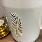 Garrafa Bule Térmica Chá / Café Tarsila Branco Dourado 1 Litro