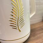 Garrafa Bule Térmica Chá / Café Tarsila Branco Dourado 1 Litro