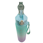 Garrafa Com Horario Frase Motivacional 900ml  Academia Treino