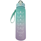 Garrafa Com Horario Frase Motivacional 900ml  Academia Treino