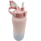 Garrafa Com Horario Motivacional 2 Litros Academia Frases Mot