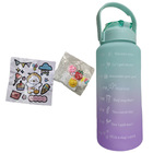 Garrafa Com Horario Motivacional 2 Litros Hidrataçao Squeeze