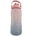 Garrafa Com Horario Motivacional 2 Litros Treino Academia Est