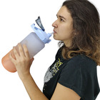 Garrafa Com Horarios Motivacional 2 Litros Agua Academia Trei