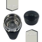 Garrafa Conservadora de Temperatura de Aço Inox Com Led