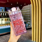 Garrafa Copo Gel Congelante Canudo Squeeze Bico Rosa 400ml