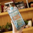 Garrafa Copo Squeeze Gel  Canudo Bico Verde 400ml Congelante